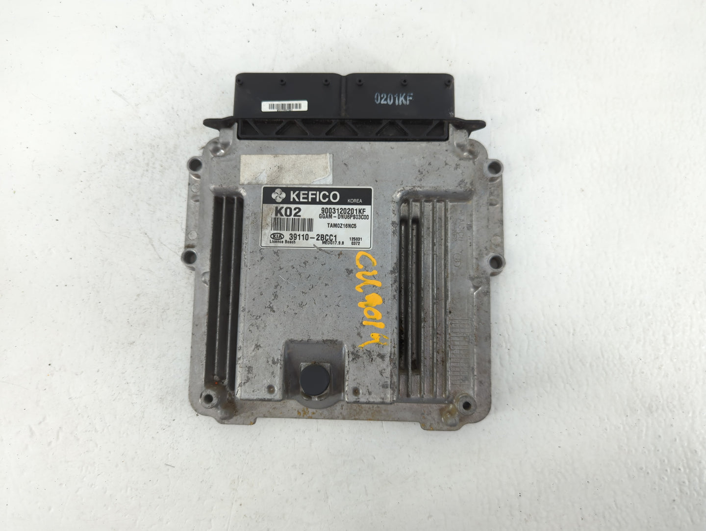 2013 Kia Soul PCM Engine Control Computer ECU ECM PCU OEM P/N:39110-2BCC1 Fits OEM Used Auto Parts - Oemusedautoparts1.com