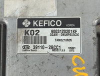 2013 Kia Soul PCM Engine Control Computer ECU ECM PCU OEM P/N:39110-2BCC1 Fits OEM Used Auto Parts - Oemusedautoparts1.com