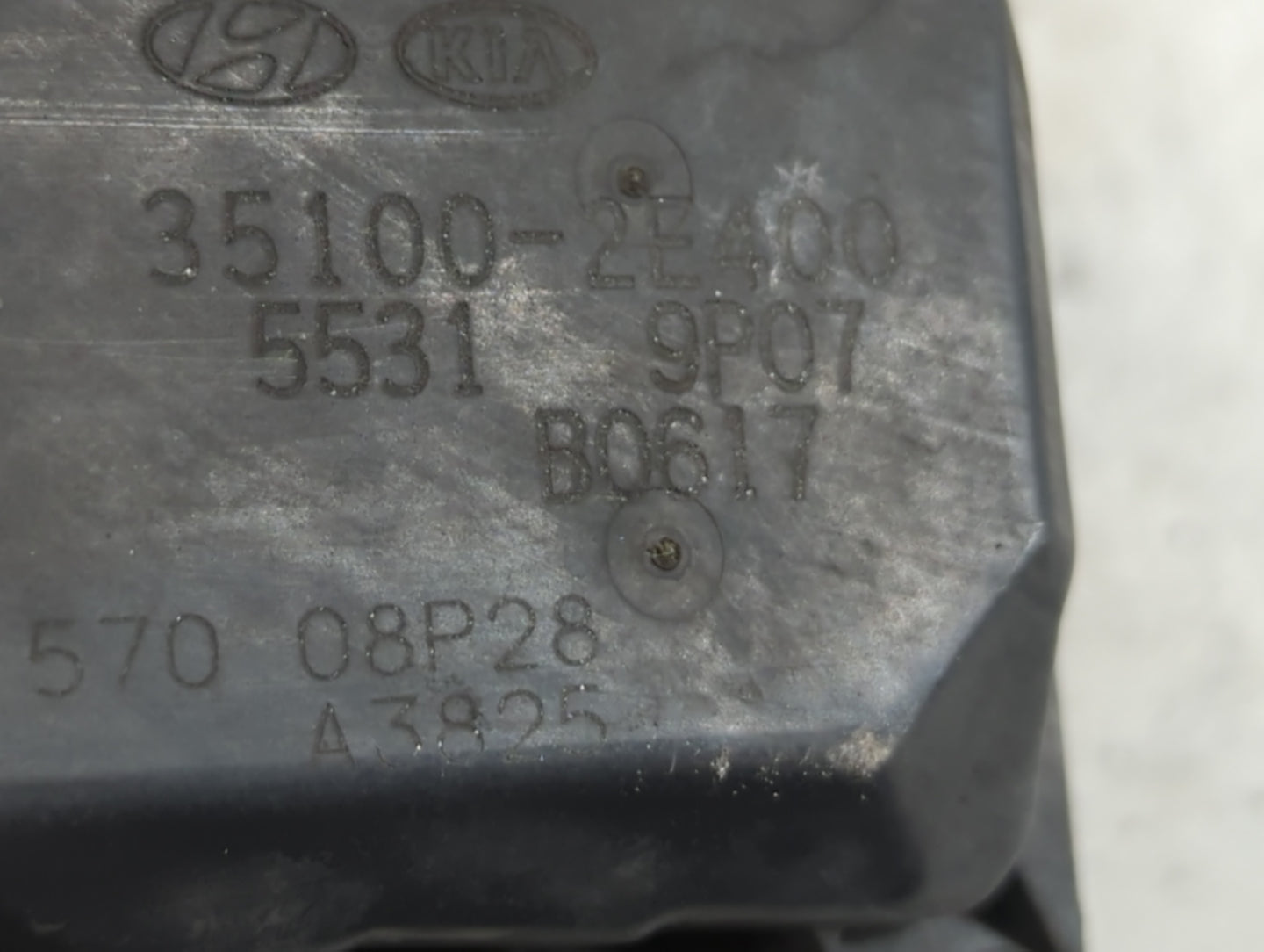 2012-2013 Kia Soul Throttle Body P/N:5531 9P07 35100-2E400 Fits Fits 2012 2013 2014 2015 2016 2018 2019 2020 2021 OEM Used A