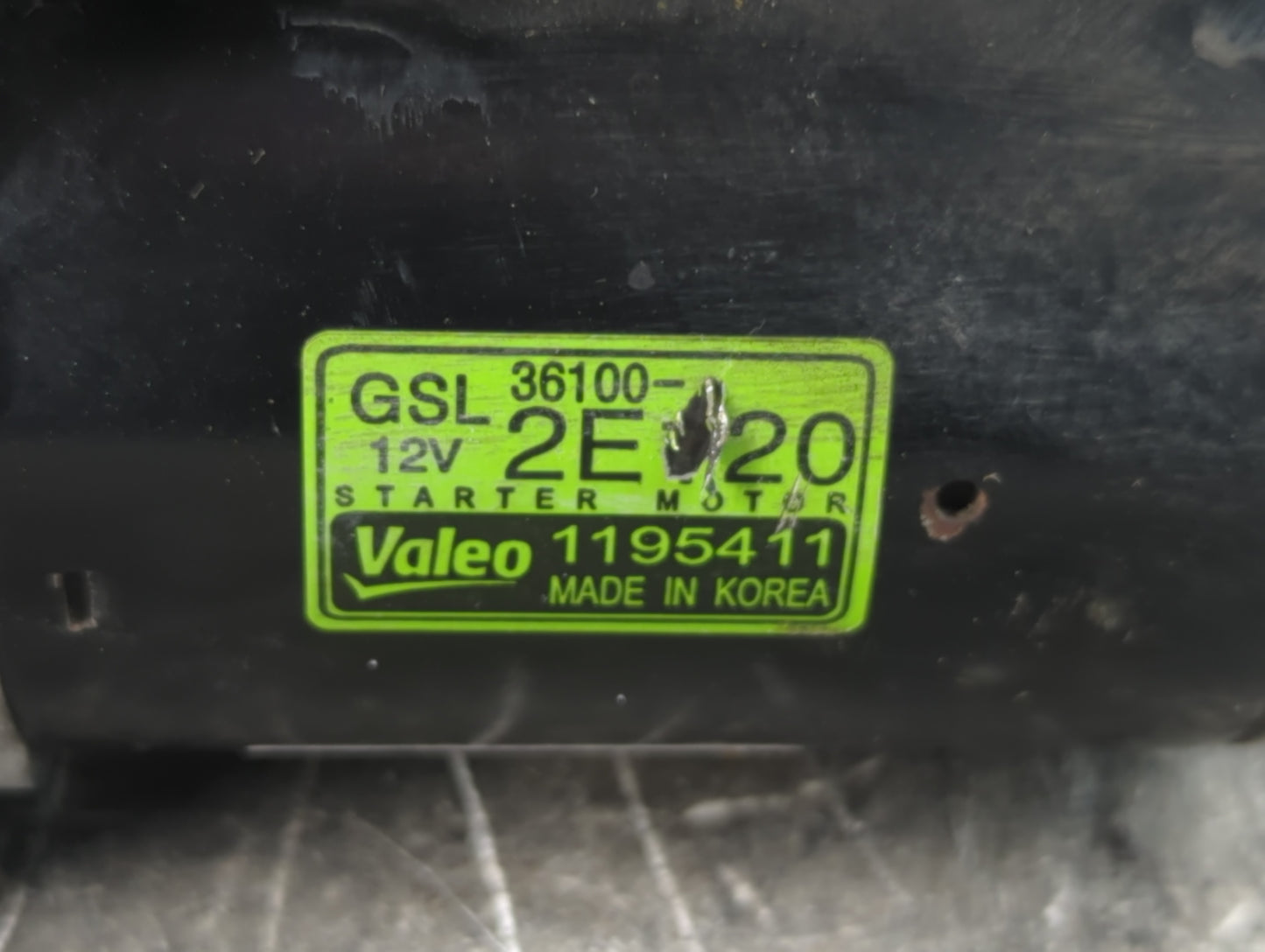 2012-2013 Kia Soul Car Starter Motor Solenoid OEM P/N:1195411 36100-2E20 Fits Fits 2012 2013 2014 2015 2016 OEM Used Auto Pa