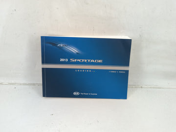 2013 Kia Sportage Owners Manual Book Guide P/N:A3WO-EU2DD OEM Used Auto Parts - Oemusedautoparts1.com