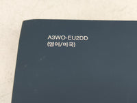 2013 Kia Sportage Owners Manual Book Guide P/N:A3WO-EU2DD OEM Used Auto Parts - Oemusedautoparts1.com