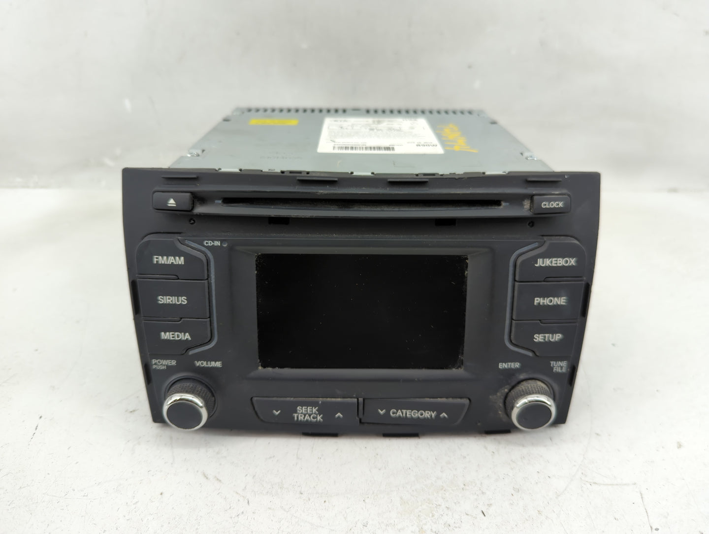2011-2013 Kia Sportage Radio AM FM Cd Player Receiver Replacement P/N:96170-3W900WK Fits Fits 2011 2012 2013 OEM Used Auto P
