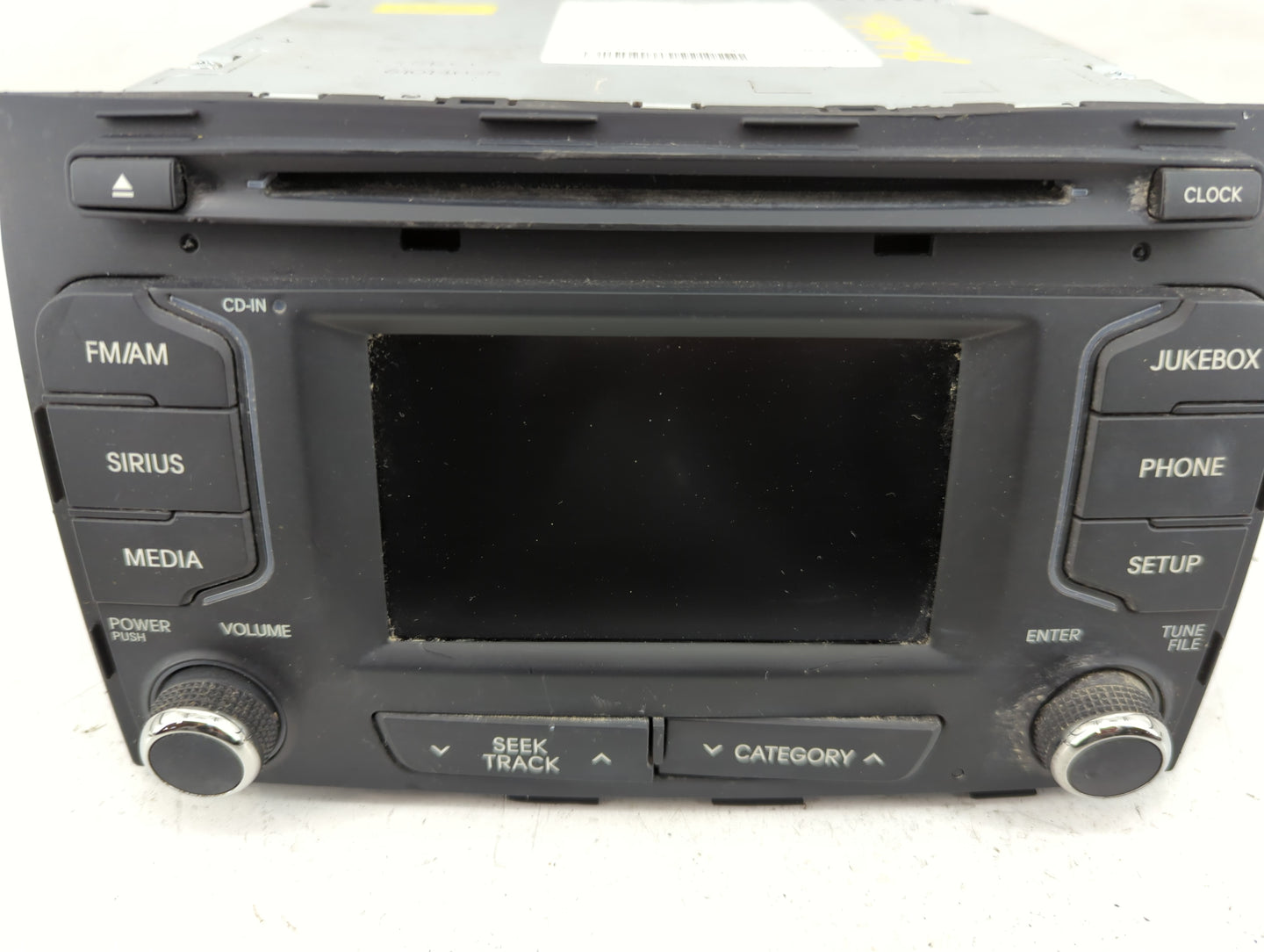 2011-2013 Kia Sportage Radio AM FM Cd Player Receiver Replacement P/N:96170-3W900WK Fits Fits 2011 2012 2013 OEM Used Auto P