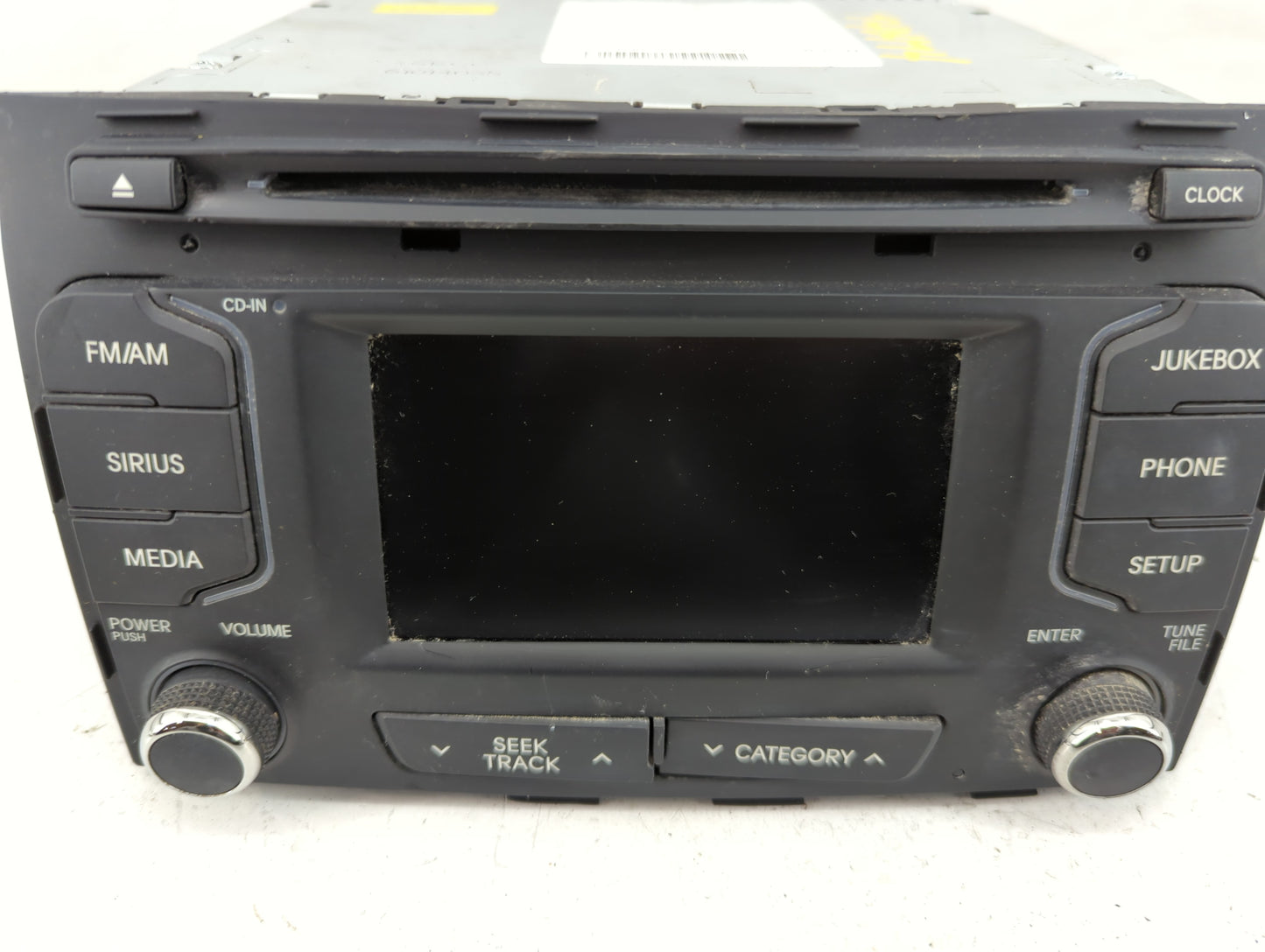 2011-2013 Kia Sportage Radio AM FM Cd Player Receiver Replacement P/N:96170-3W900WK Fits Fits 2011 2012 2013 OEM Used Auto P