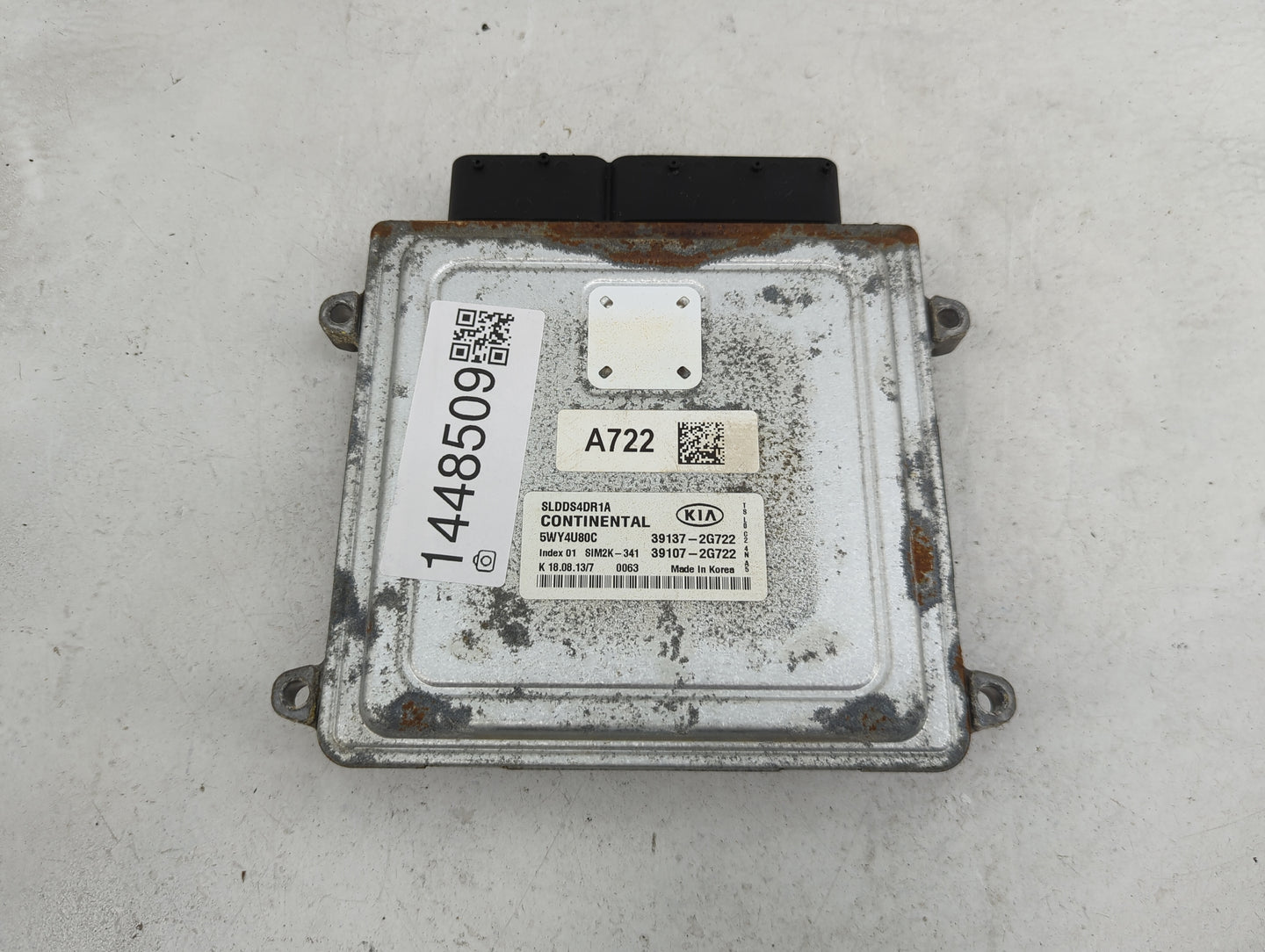 2011-2013 Kia Sportage PCM Engine Control Computer ECU ECM PCU OEM P/N:SLDDS4DR1A 5WY4U80C, 39137-2G722 Fits Fits 2011 2012 