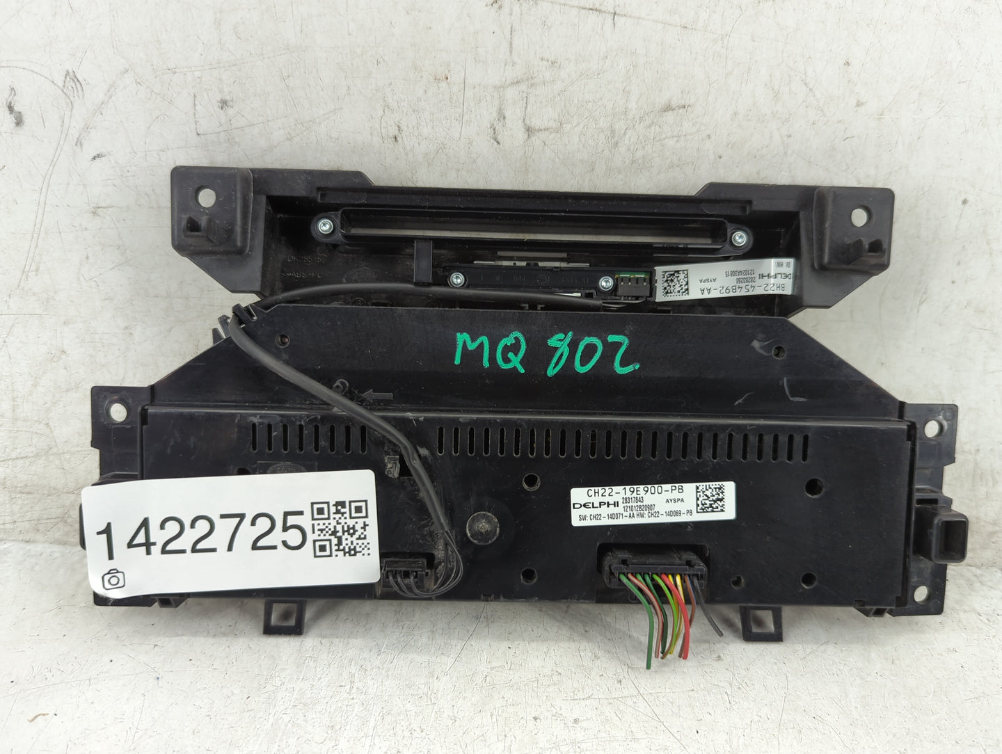 2010-2016 Land Rover Lr4 Climate Control Module Temperature AC/Heater Replacement P/N:CH22-19E900-PB BH22-454B92-AA Fits OEM