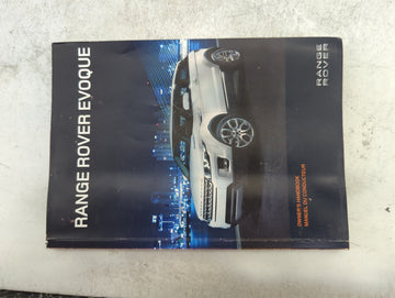 2013 Land Rover Range Rover Evoque Owners Manual Book Guide P/N:LRL180260132 OEM Used Auto Parts