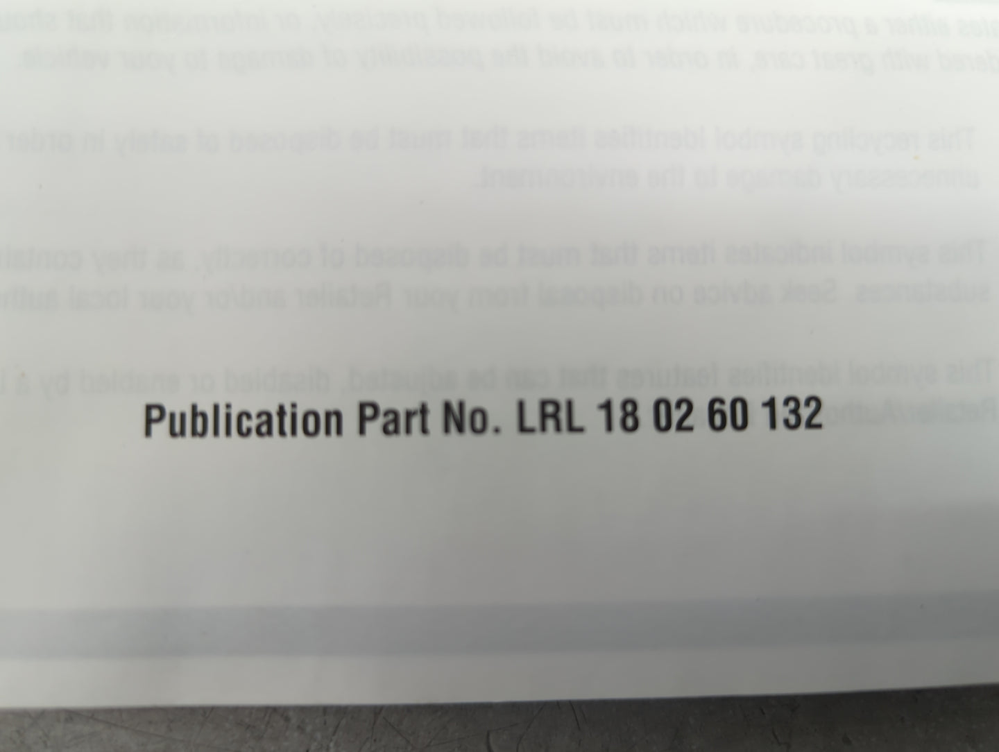 2013 Land Rover Range Rover Evoque Owners Manual Book Guide P/N:LRL180260132 OEM Used Auto Parts - Oemusedautoparts1.com