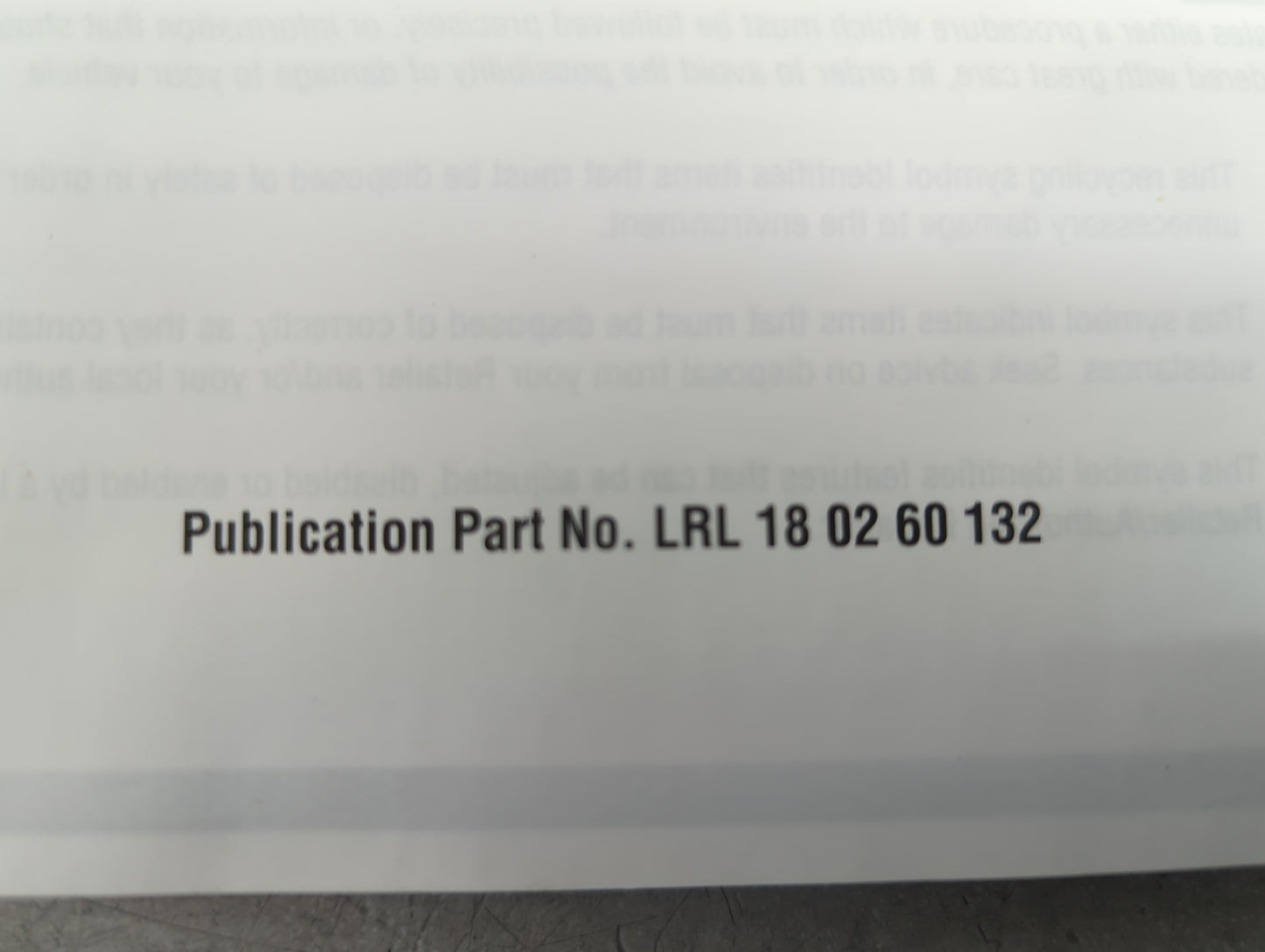 2013 Land Rover Range Rover Evoque Owners Manual Book Guide P/N:LRL180260132 OEM Used Auto Parts - Oemusedautoparts1.com