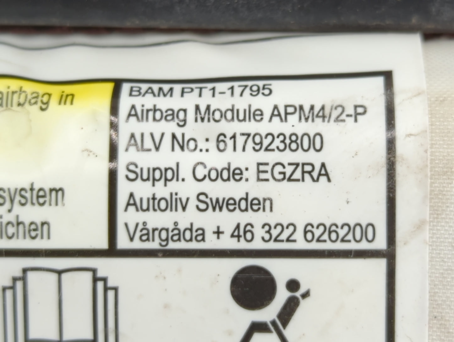 2012 Land Rover Range Rover Evoque Air Bag Passenger Right Dashboard Oem - Oemusedautoparts1.com