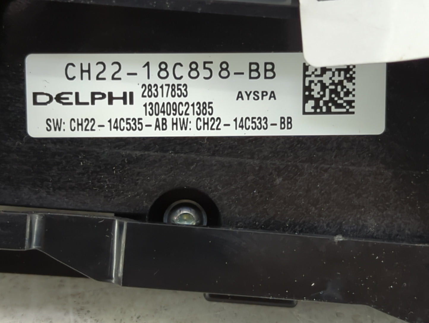2010-2013 Land Rover Range Rover Sport Radio AM FM Cd Player Receiver Replacement P/N:CH22-18C858-BB Fits OEM Used Auto Part