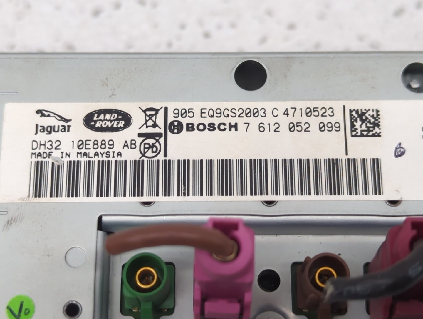2012-2016 Land Rover Range Rover Sport Radio AM FM Cd Player Receiver Replacement P/N:DH3210E889AB Fits OEM Used Auto Parts 