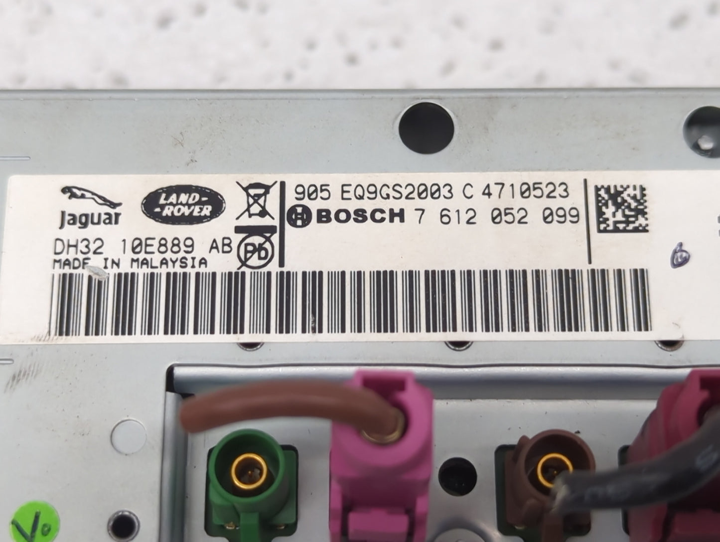 2012-2016 Land Rover Range Rover Sport Radio AM FM Cd Player Receiver Replacement P/N:DH3210E889AB Fits OEM Used Auto Parts 