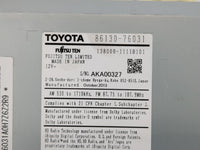 2011-2013 Lexus Ct200h Radio AM FM Cd Player Receiver Replacement P/N:86130-76031 Fits Fits 2011 2012 2013 OEM Used Auto Par