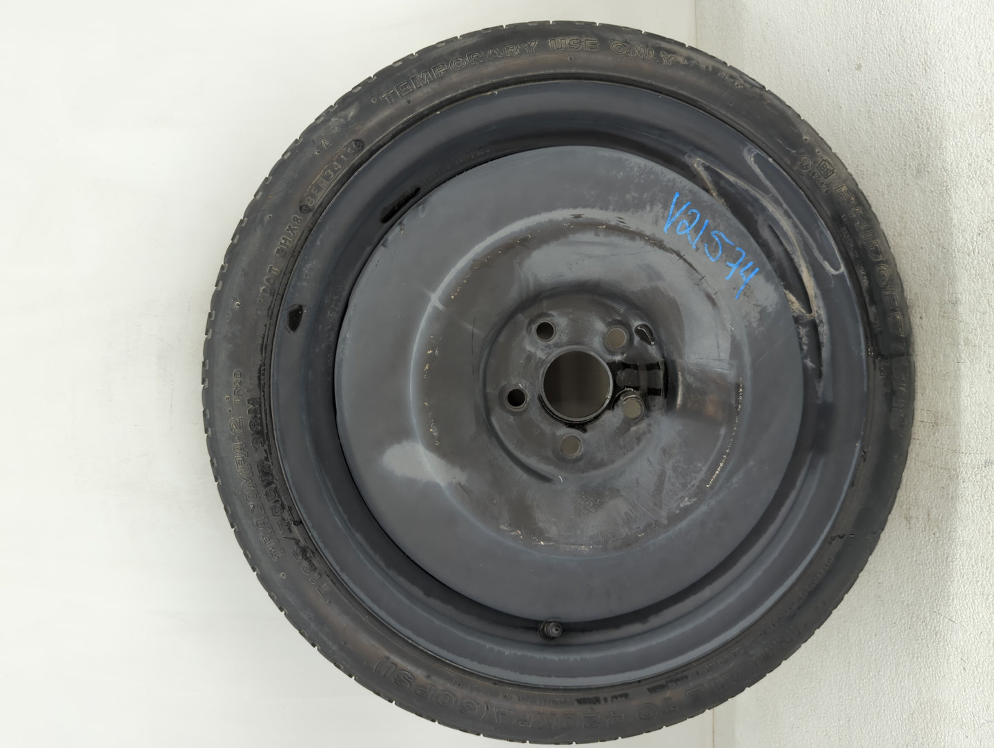 2011-2017 Lexus Ct200h Spare Donut Tire Wheel Rim Oem - Oemusedautoparts1.com