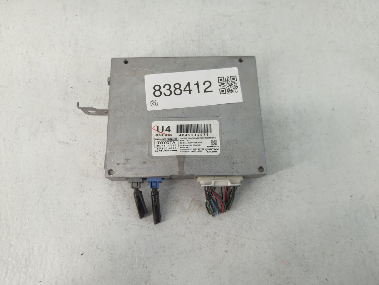 2011-2013 Lexus Ct200h Radio AM FM Cd Player Receiver Replacement P/N:86741-33020 Fits Fits 2011 2012 2013 OEM Used Auto Par