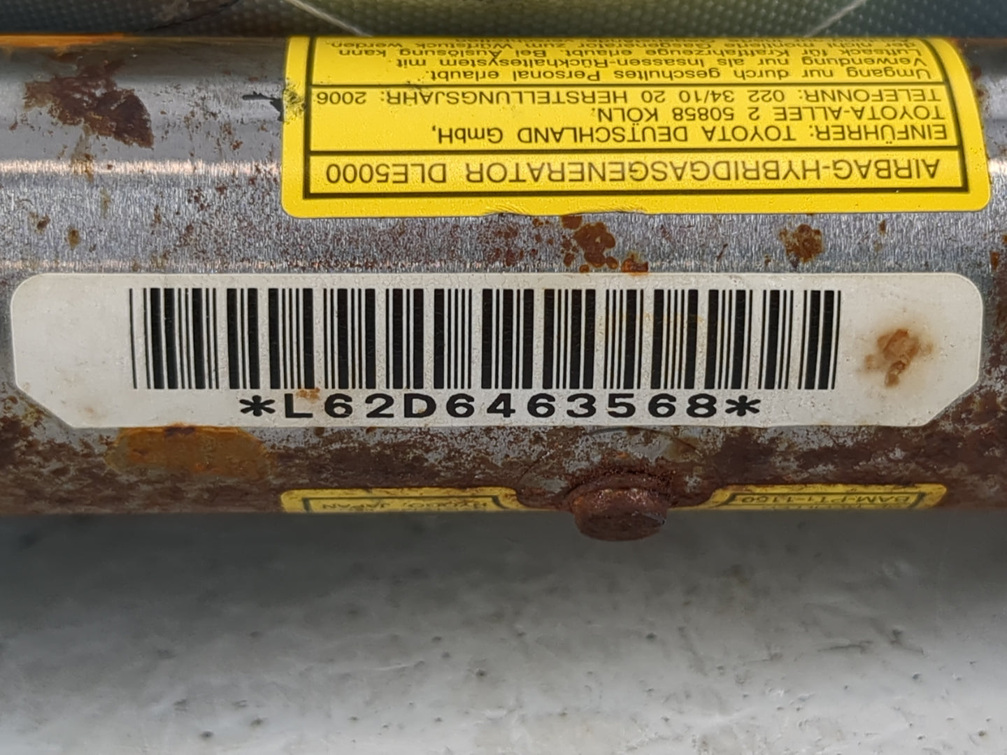 2013-2015 Lexus Es350 Driver Curtain Air Bag Oem - Oemusedautoparts1.com