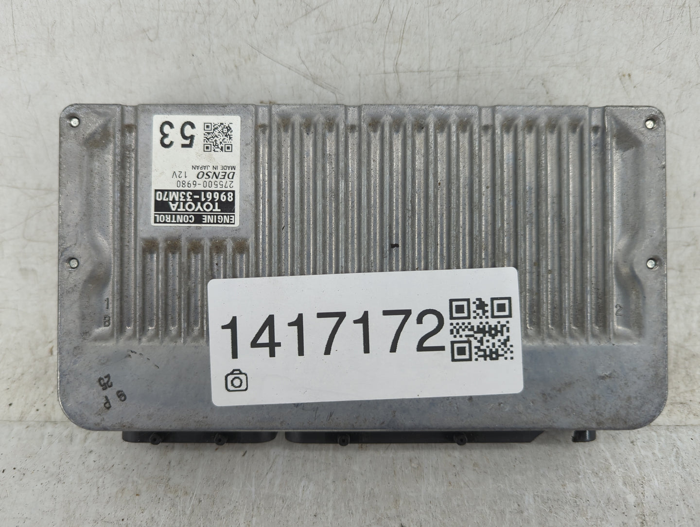 2013-2014 Lexus Es350 PCM Engine Control Computer ECU ECM PCU OEM P/N:275500-6980 89661-33M70 Fits Fits 2013 2014 OEM Used A