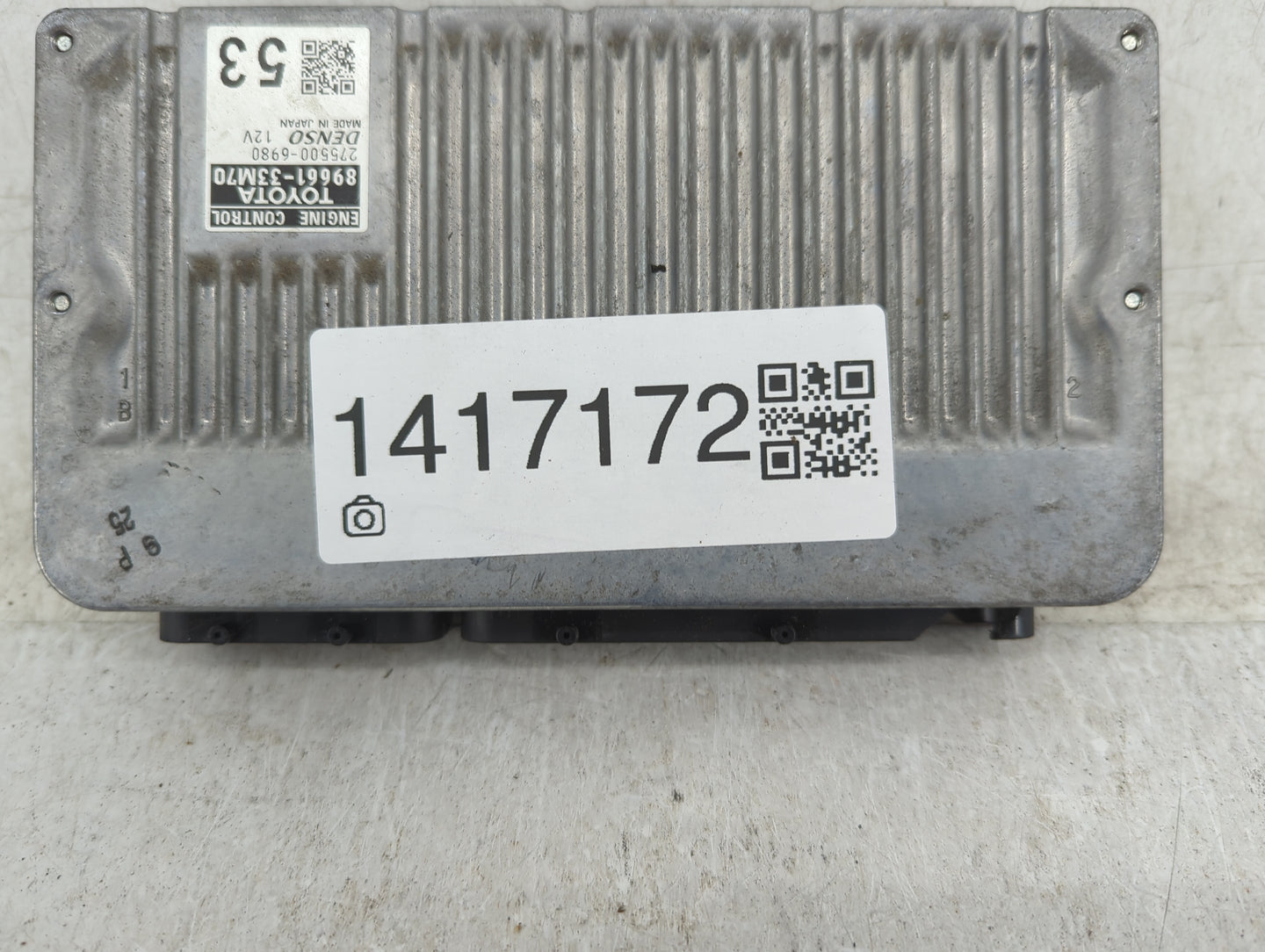 2013-2014 Lexus Es350 PCM Engine Control Computer ECU ECM PCU OEM P/N:275500-6980 89661-33M70 Fits Fits 2013 2014 OEM Used A