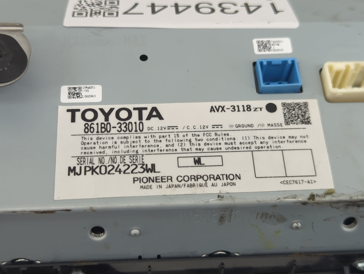 2013-2014 Lexus Es350 Information Radio Display Screen - Oemusedautoparts1.com