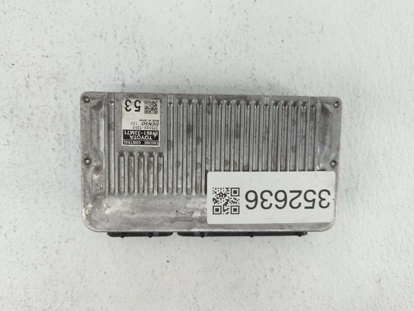 2013-2014 Lexus Es350 PCM Engine Control Computer ECU ECM PCU OEM P/N:89661-33M70 89661-33M71 Fits Fits 2013 2014 OEM Used A
