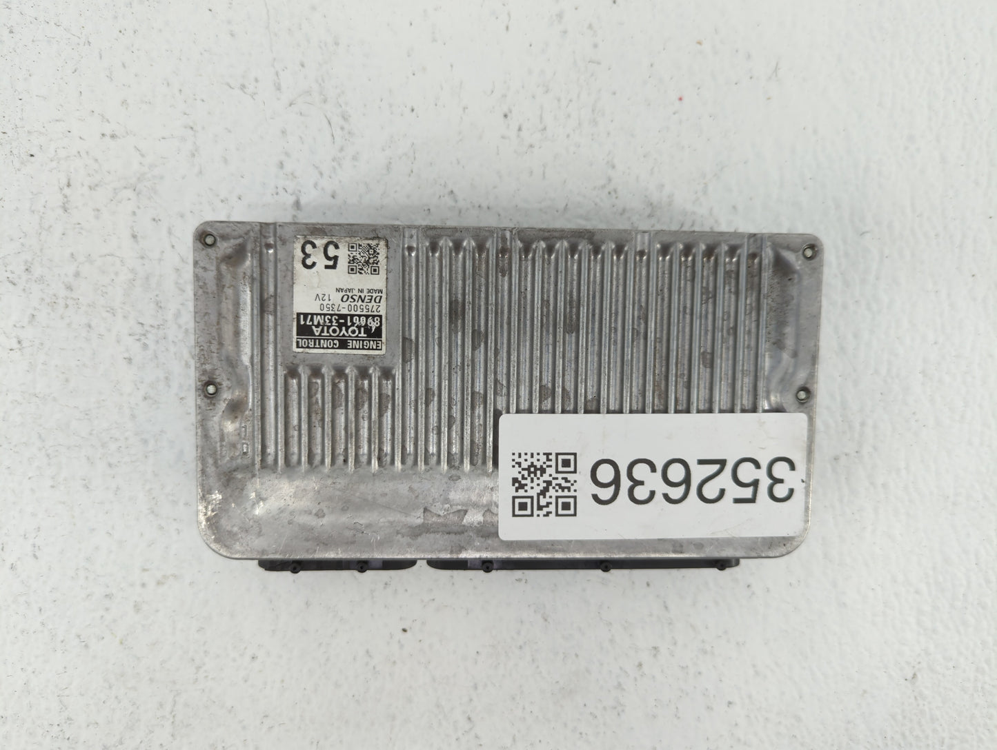 2013-2014 Lexus Es350 PCM Engine Control Computer ECU ECM PCU OEM P/N:89661-33M70 89661-33M71 Fits Fits 2013 2014 OEM Used A