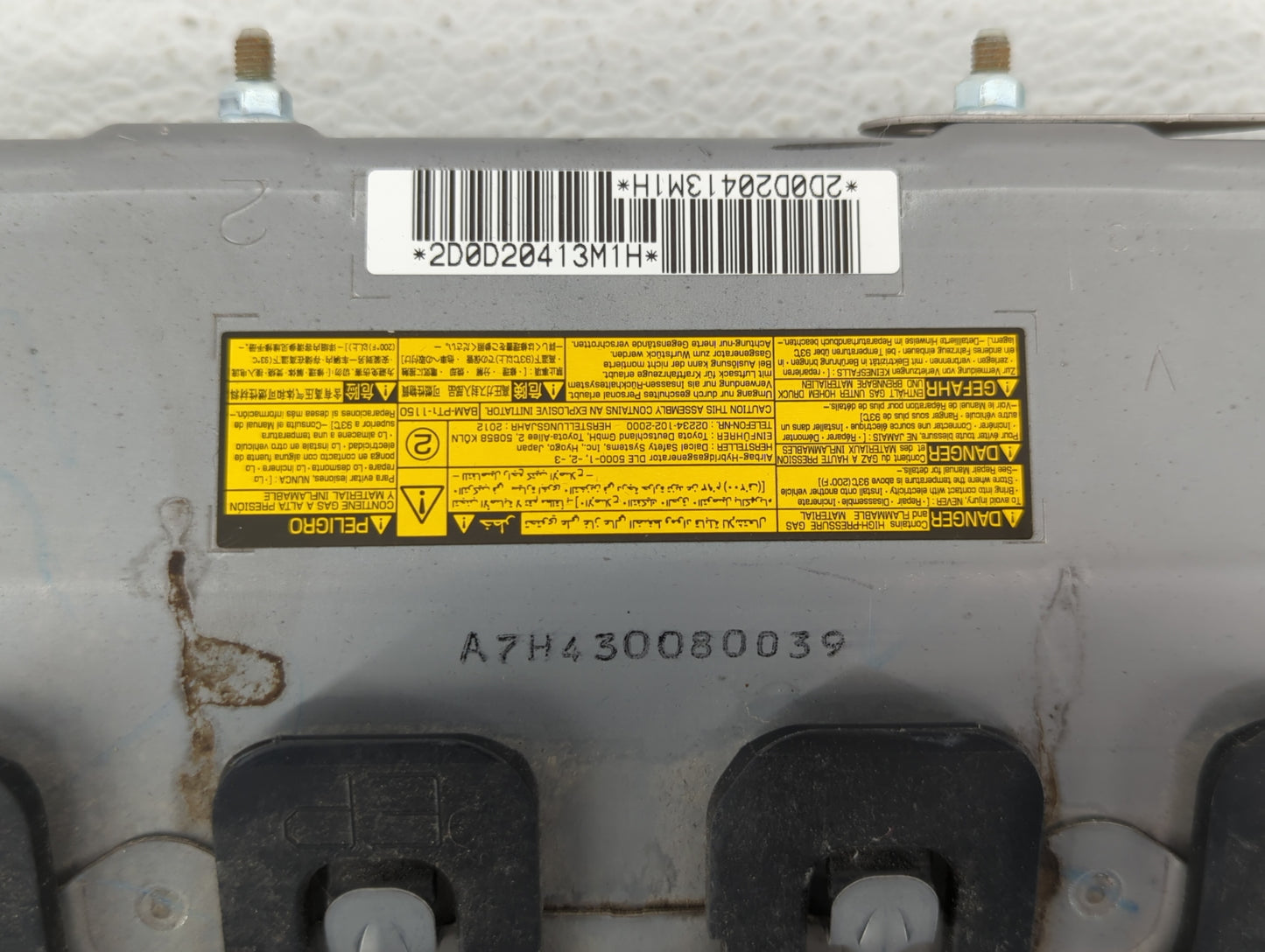 2013 Lexus Es350 Air Bag Driver Left Knee Oem - Oemusedautoparts1.com