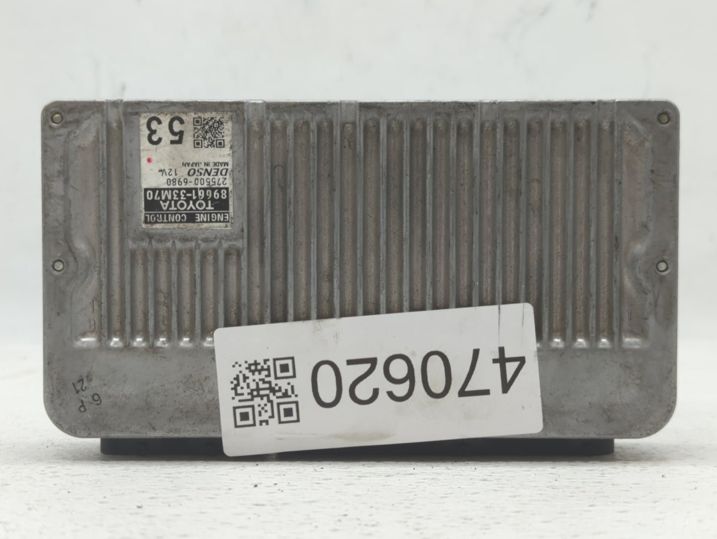2013-2014 Lexus Es350 PCM Engine Control Computer ECU ECM PCU OEM P/N:89661-33M70 89661-33M71 Fits Fits 2013 2014 OEM Used A