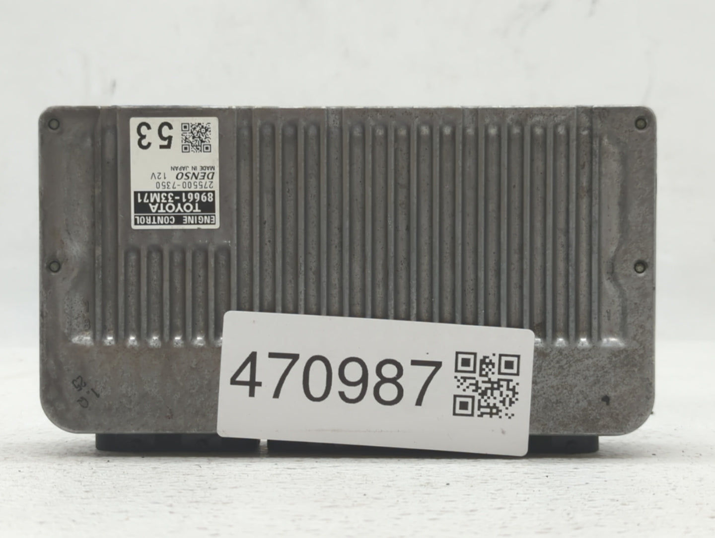 2013-2014 Lexus Es350 PCM Engine Control Computer ECU ECM PCU OEM P/N:89661-33M70 89661-33M71 Fits Fits 2013 2014 OEM Used A