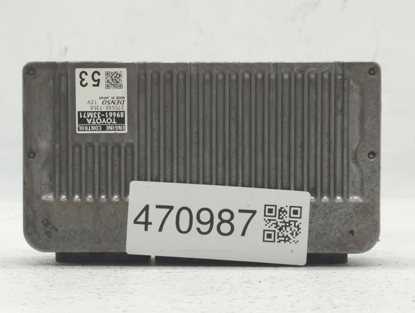 2013-2014 Lexus Es350 PCM Engine Control Computer ECU ECM PCU OEM P/N:89661-33M70 89661-33M71 Fits Fits 2013 2014 OEM Used A