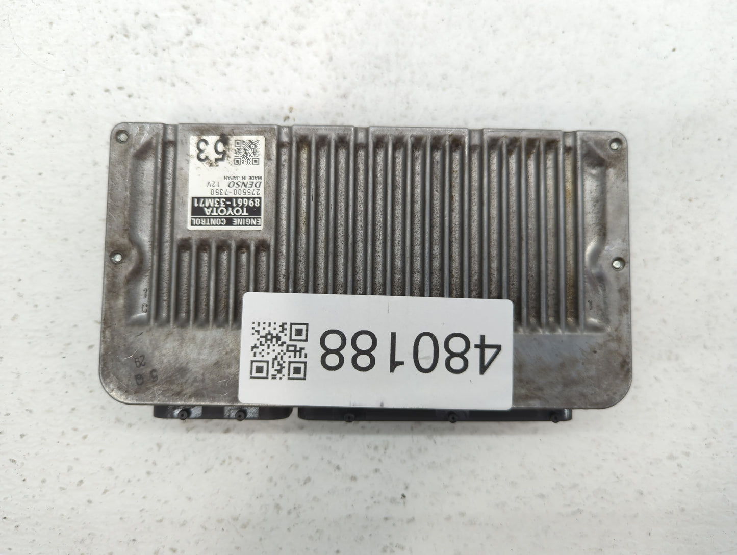 2013-2014 Lexus Es350 PCM Engine Control Computer ECU ECM PCU OEM P/N:89661-33M70 89661-33M71 Fits Fits 2013 2014 OEM Used A