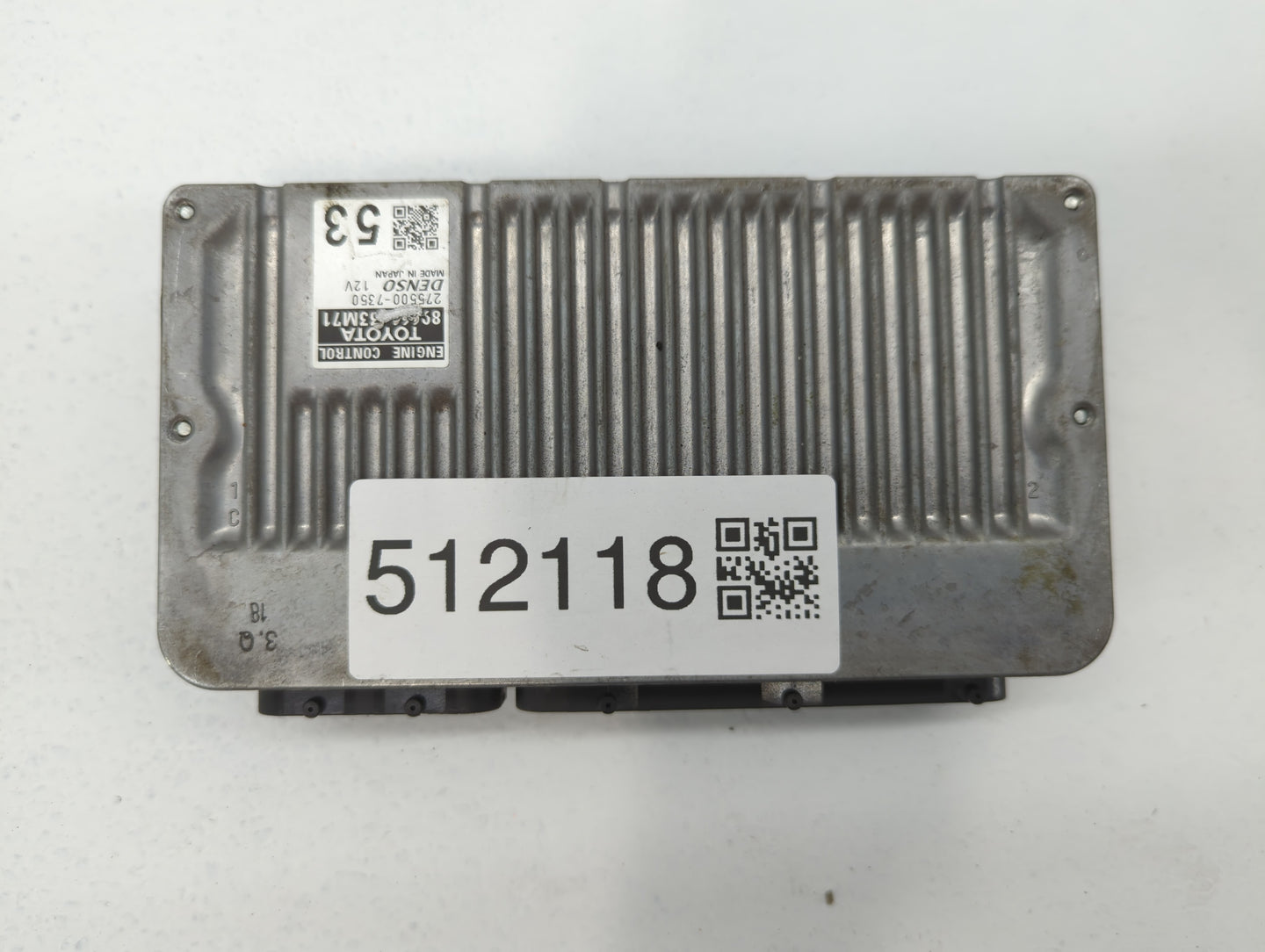 2013-2014 Lexus Es350 PCM Engine Control Computer ECU ECM PCU OEM P/N:89661-33M70 89661-33M71 Fits Fits 2013 2014 OEM Used A