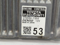 2013-2014 Lexus Es350 PCM Engine Control Computer ECU ECM PCU OEM P/N:89661-33M70 89661-33M71 Fits Fits 2013 2014 OEM Used A