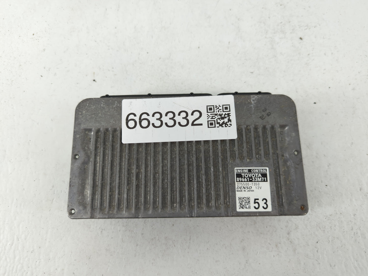 2013-2014 Lexus Es350 PCM Engine Control Computer ECU ECM PCU OEM P/N:27500-7350 89661-33M71 Fits Fits 2013 2014 OEM Used Au