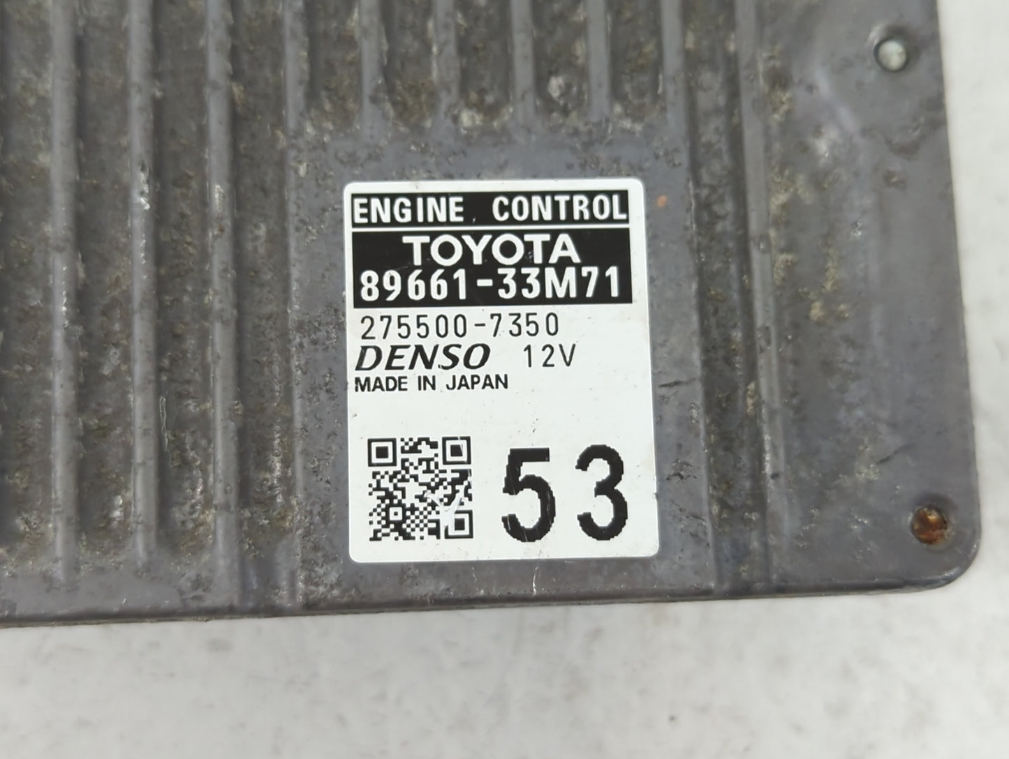 2013-2014 Lexus Es350 PCM Engine Control Computer ECU ECM PCU OEM P/N:27500-7350 89661-33M71 Fits Fits 2013 2014 OEM Used Au