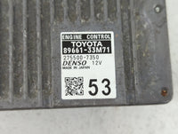 2013-2014 Lexus Es350 PCM Engine Control Computer ECU ECM PCU OEM P/N:27500-7350 89661-33M71 Fits Fits 2013 2014 OEM Used Au