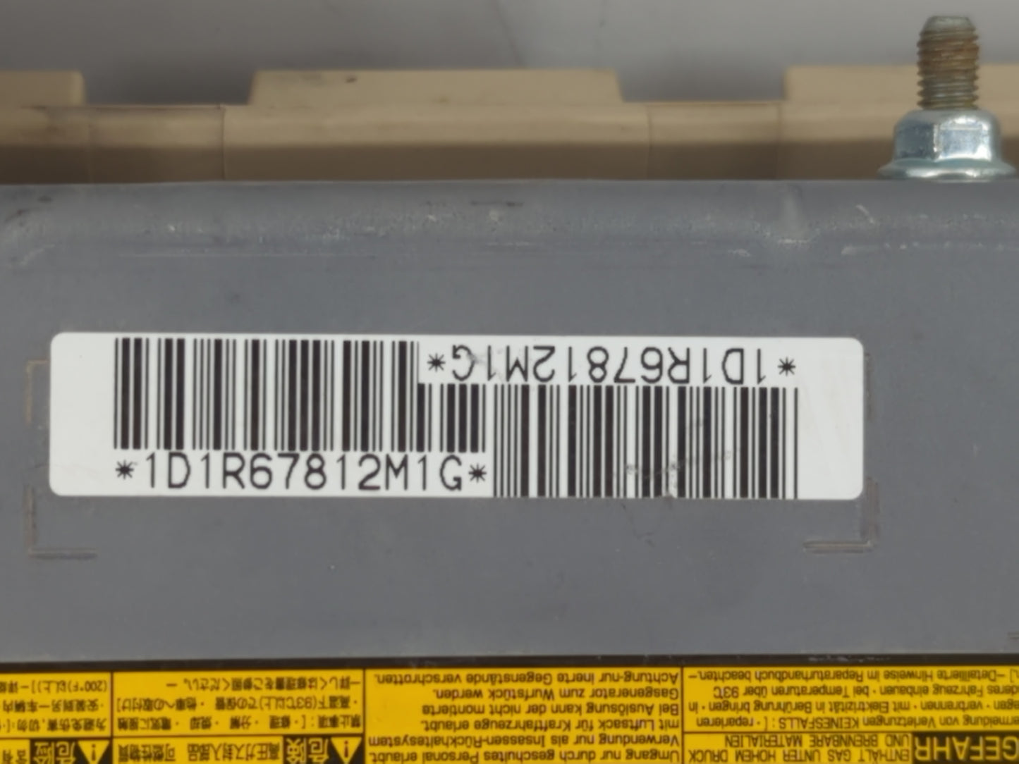 2013-2015 Lexus Es350 Air Bag Driver Left Knee OEM P/N:1D1R67812M1G Fits Fits 2013 2014 2015 OEM Used Auto Parts - Oemusedau