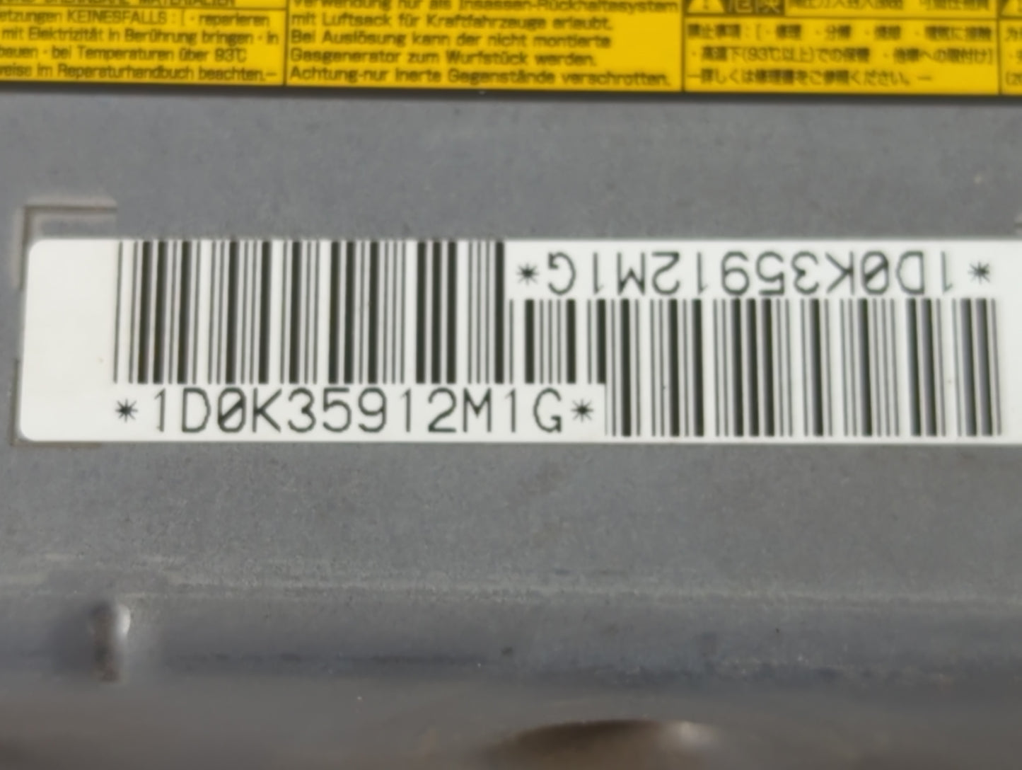 2013-2015 Lexus Es350 Air Bag Driver Left Steering Wheel Mounted P/N:1D0K35912M1G Fits Fits 2013 2014 2015 OEM Used Auto Par