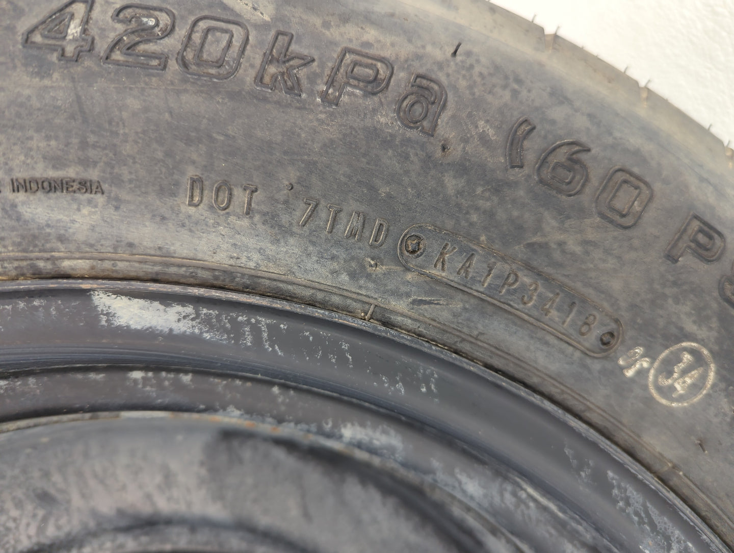 2010-2022 Lexus Rx450h Spare Donut Tire Wheel Rim Oem - Oemusedautoparts1.com