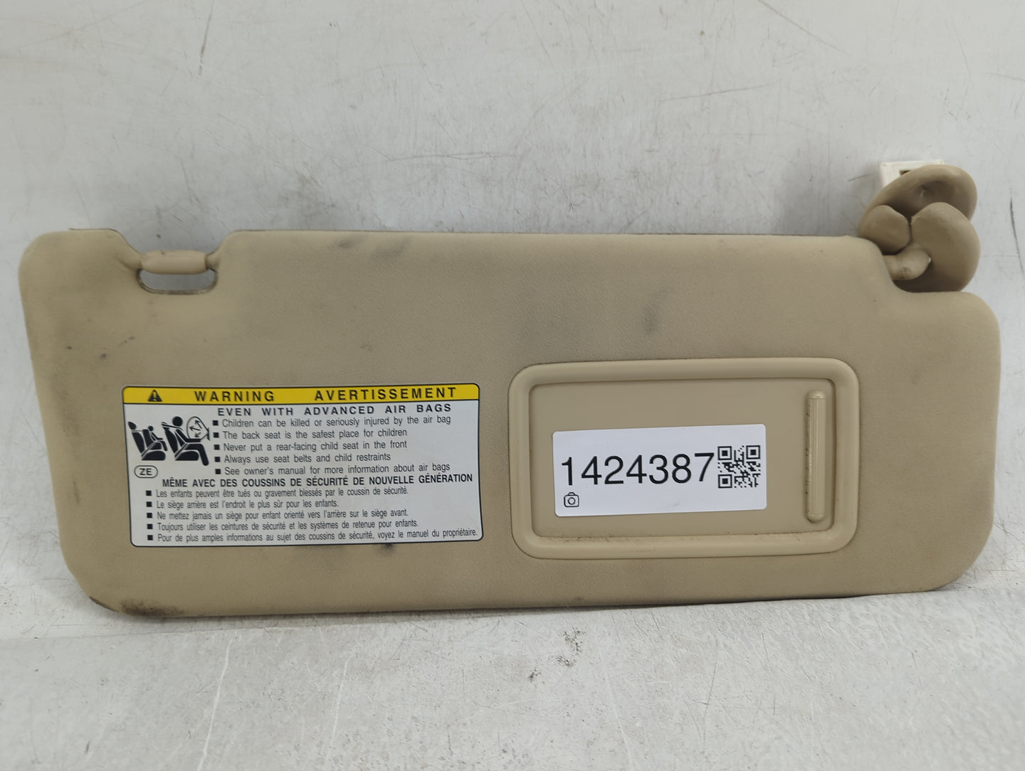 2010-2015 Lexus Rx450h Sun Visor Shade Replacement Passenger Right Mirror Fits Fits 2010 2011 2012 2013 2014 2015 OEM Used A