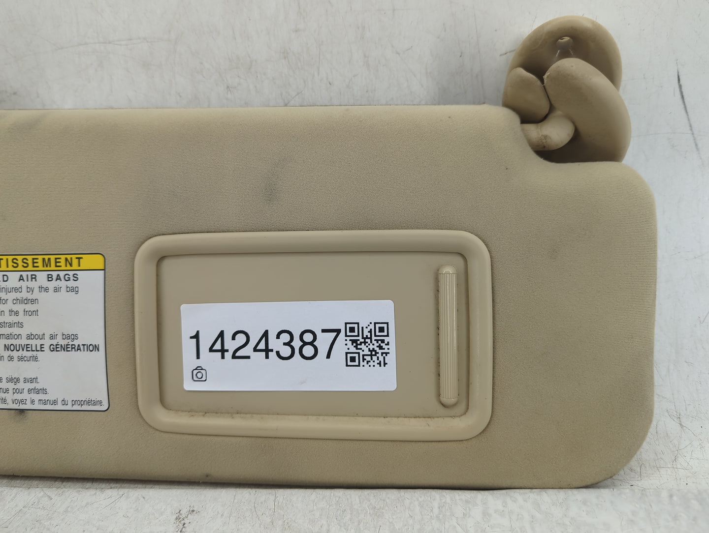2010-2015 Lexus Rx450h Sun Visor Shade Replacement Passenger Right Mirror Fits Fits 2010 2011 2012 2013 2014 2015 OEM Used A