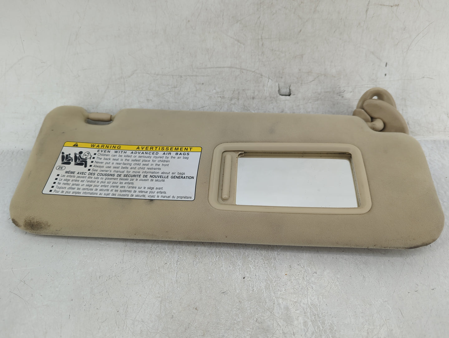 2010-2015 Lexus Rx450h Sun Visor Shade Replacement Passenger Right Mirror Fits Fits 2010 2011 2012 2013 2014 2015 OEM Used A