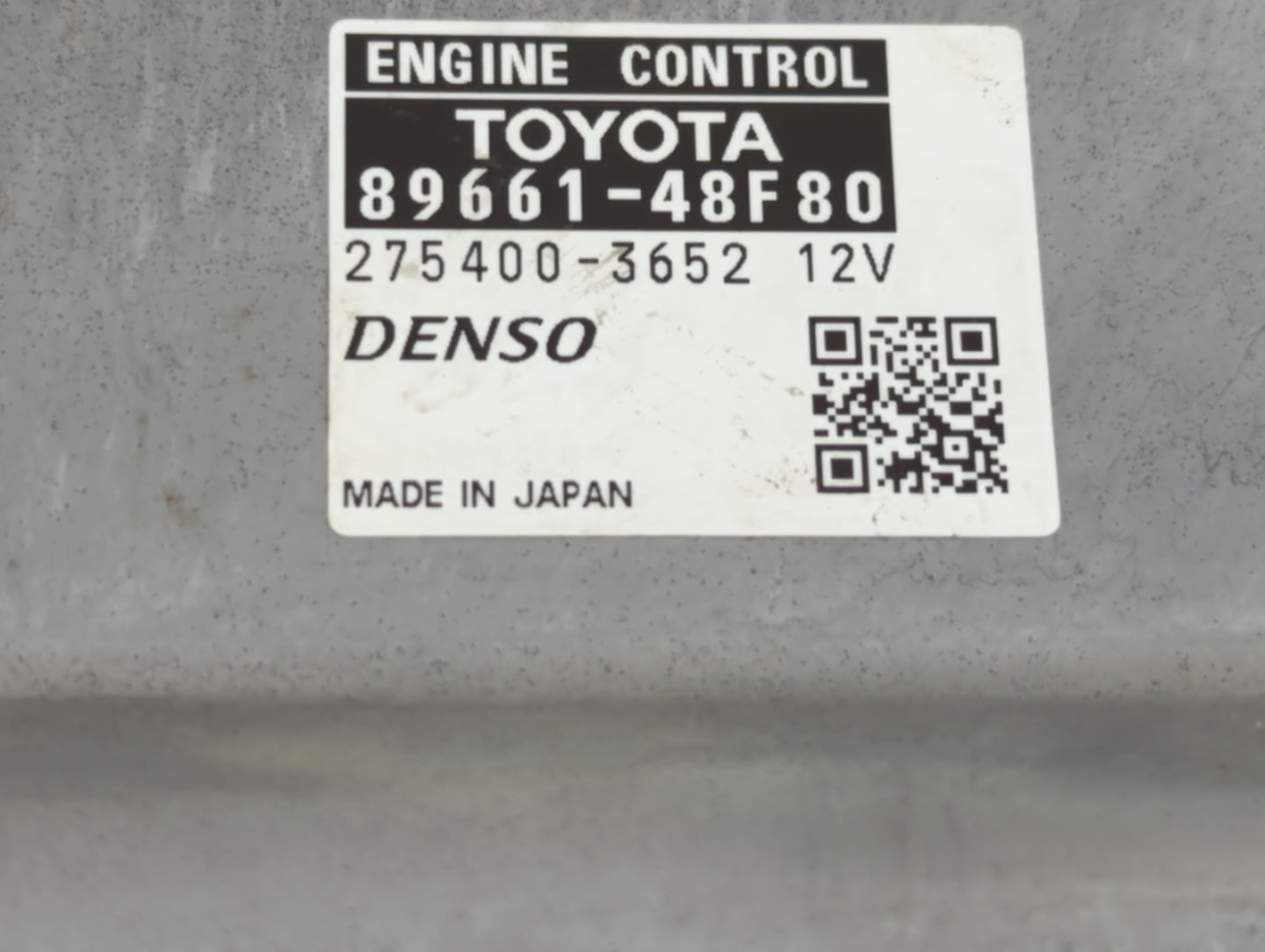 2011-2013 Lexus Rx450h PCM Engine Control Computer ECU ECM PCU OEM P/N:89661-48F80 Fits Fits 2011 2012 2013 OEM Used Auto Pa
