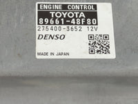 2011-2013 Lexus Rx450h PCM Engine Control Computer ECU ECM PCU OEM P/N:89661-48F80 Fits Fits 2011 2012 2013 OEM Used Auto Pa