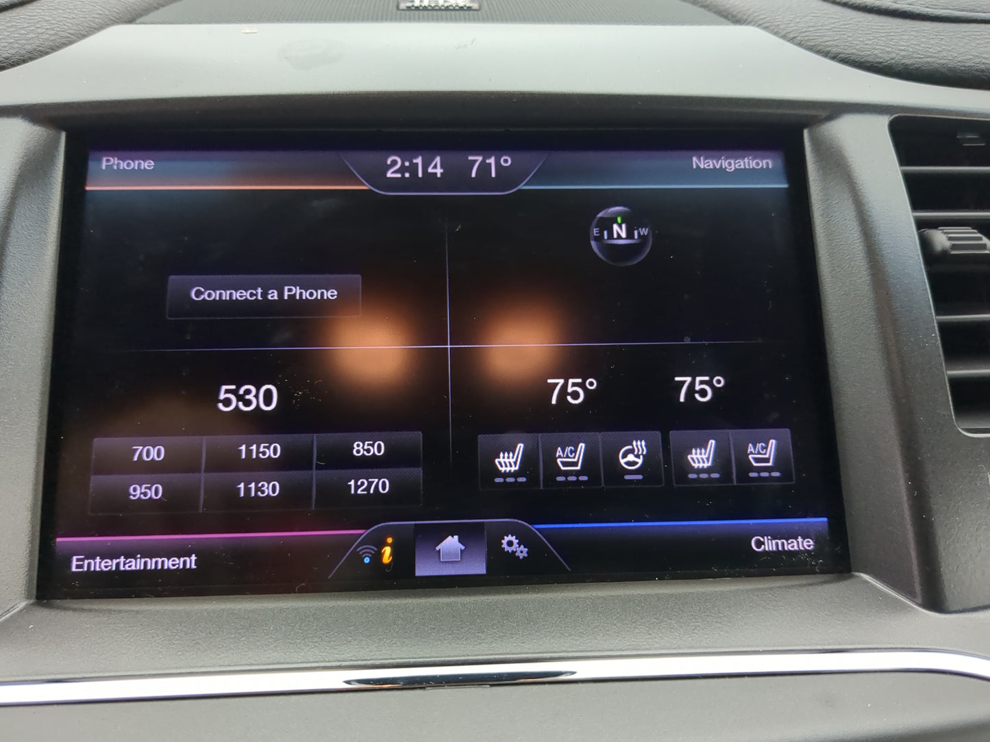 2013 Lincoln Mks Radio AM FM Cd Player Receiver Replacement Fits OEM Used Auto Parts - Oemusedautoparts1.com