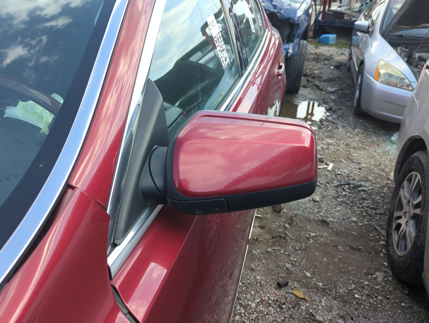 2012-2016 Lincoln Mks Driver Side View Mirror - Left Door Mirror OEM Used - Oemusedautoparts1.com