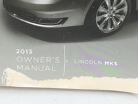 2013 Lincoln Mks Owners Manual Book Guide P/N:DA5J 19A321 AA OEM Used Auto Parts - Oemusedautoparts1.com