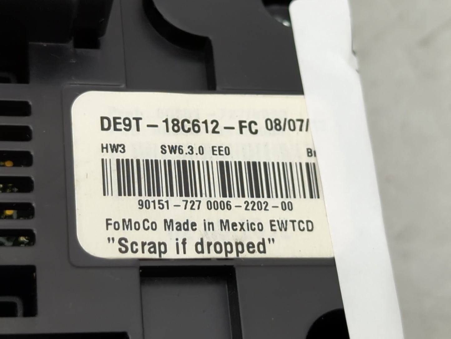 2013-2019 Lincoln Mkt Climate Control Module Temperature AC/Heater Replacement P/N:DE9T-18C612-FC Fits OEM Used Auto Parts -
