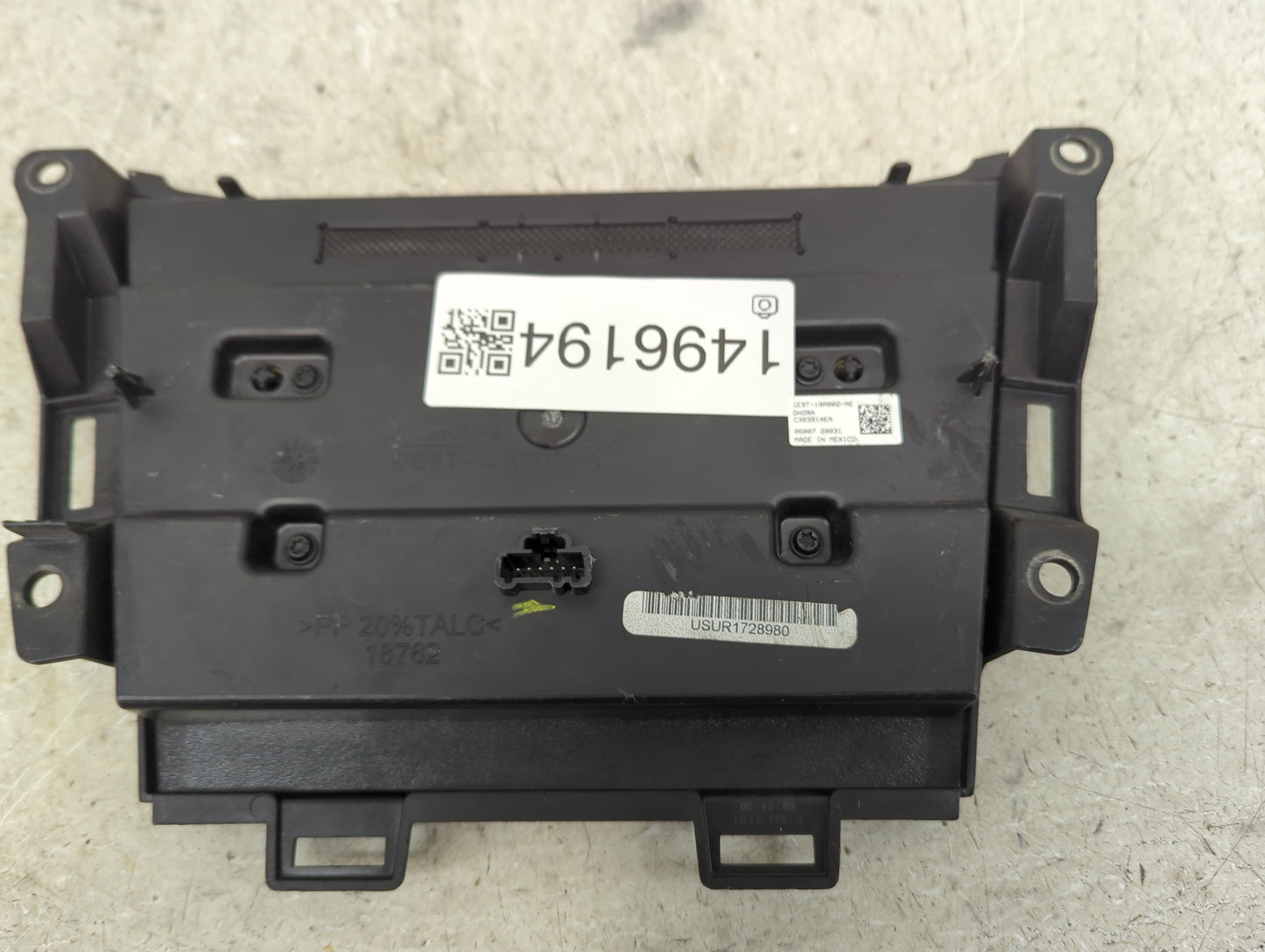 2013 Lincoln Mkt Radio Control Panel - Oemusedautoparts1.com